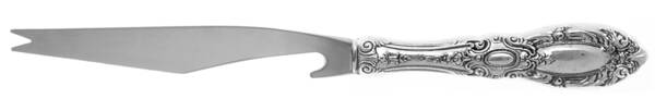 King Richard (Sterling, 1932, No Monos) Bar Knife Serving with Stainless Blade HC