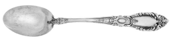 King Richard (Sterling, 1932, No Monos) Solid Platter Spoon with Button