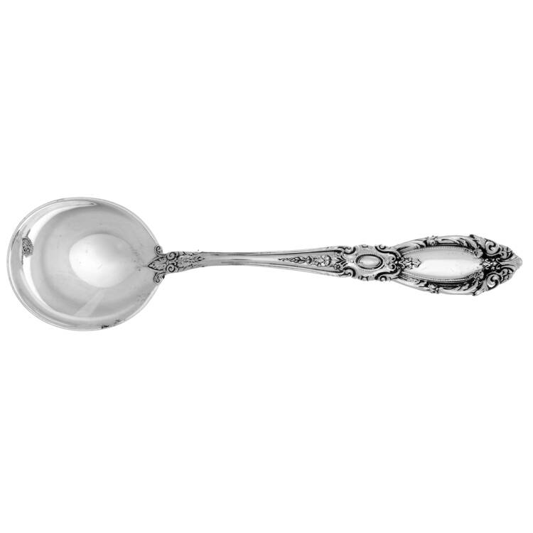 King Richard (Sterling, 1932, No Monos) Round Bowl Soup Spoon (Gumbo)