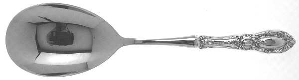 King Richard (Sterling, 1932, No Monos) Salad Servng Spoon with Stainless Bowl
