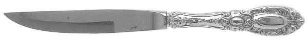 King Richard (Sterling, 1932, No Monos) Individual Steak Knife w/Bevel Blade