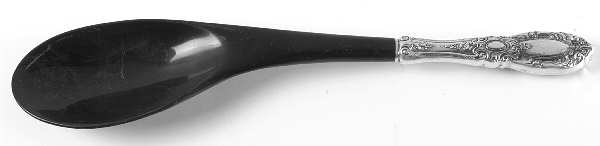 King Richard (Sterling, 1932, No Monos) Salad Serving Spoon with Plastic Bowl