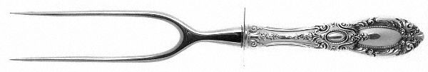 King Richard (Sterling, 1932, No Monos) Large Joint/Roast Holder Fork