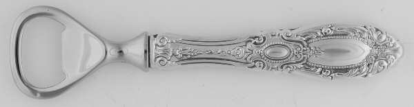 King Richard (Sterling, 1932, No Monos) Bottle Opener with Stainless Bowl