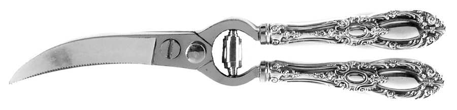 King Richard (Sterling, 1932, No Monos) Poultry Shears with Stainless Blades