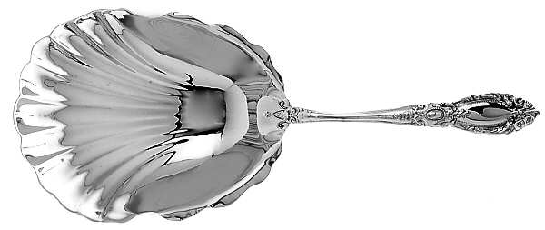 King Richard (Sterling, 1932, No Monos) Cracker Spoon
