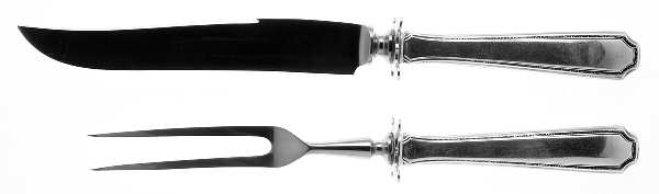 Lady Constance (Sterling, 1922) Small Stainless Blade 2-Piece Steak Carving Set