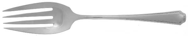 Lady Constance (Sterling, 1922) Medium Solid Cold Meat Serving Fork