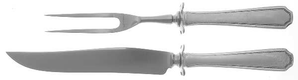 Lady Constance (Sterling, 1922) Small Steak 2-Piece Carving Set w/Stainless Blade