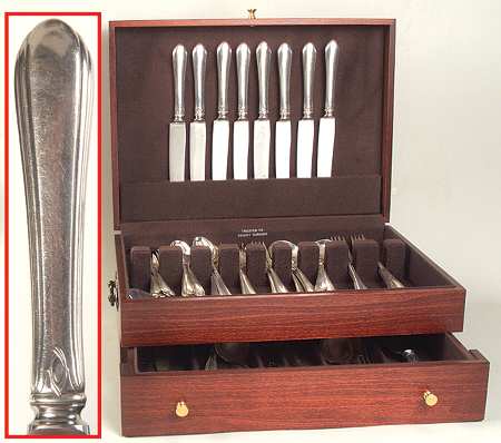 Lady Diana (Sterling, 1928, No Monograms) 70 Piece Set