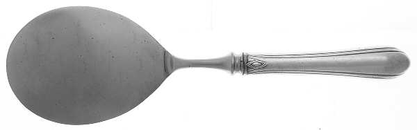 Lady Diana (Sterling, 1928, No Monograms) Pastry Server with Stainless Blade