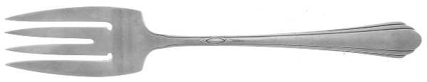 Lady Diana (Sterling, 1928, No Monograms) Individual Solid Fish Fork