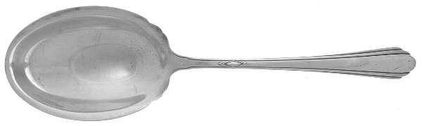 Lady Diana (Sterling, 1928, No Monograms) Large Solid Berry/Casserole Spoon