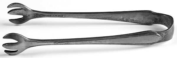 Lady Diana (Sterling, 1928, No Monograms) Small Sugar Tongs