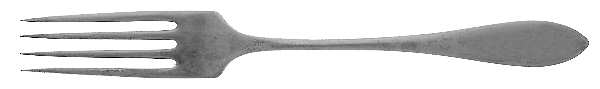 Lafayette (Sterling, 1905, No Monograms) Solid Youth Tea Fork