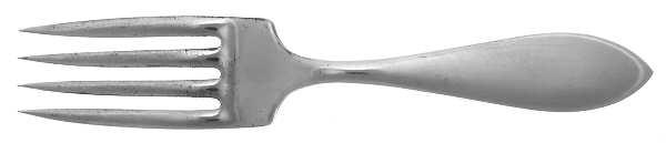 Lafayette (Sterling, 1905, No Monograms) Baby Fork