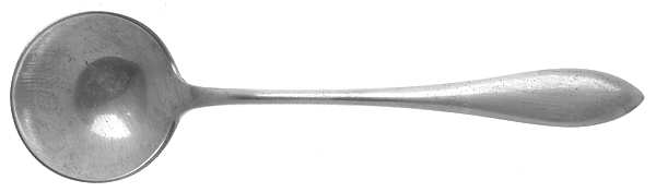 Lafayette (Sterling, 1905, No Monograms) Small Short Handle Chocolate Spoon