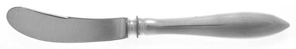 Lafayette (Sterling, 1905, No Monograms) Hlw Hndl Butter Spreader (Slvpt Bld)