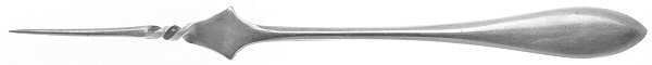 Lafayette (Sterling, 1905, No Monograms) One Tine Butter Pick