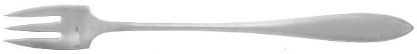 Lafayette (Sterling, 1905, No Monograms) Cocktail/Seafood Fork