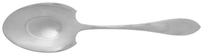 Lafayette (Sterling, 1905, No Monograms) Oversize Solid Salad Serving Spoon