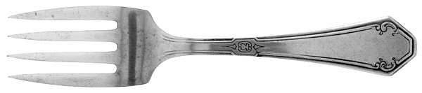 Lady Mary (Sterling, 1917, No Monograms) Baby Fork