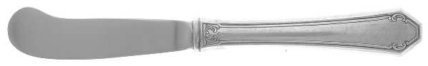 Lady Mary (Sterling, 1917, No Monograms) Butter Spreader Hollow Hdl-Paddle/Stainless Blade