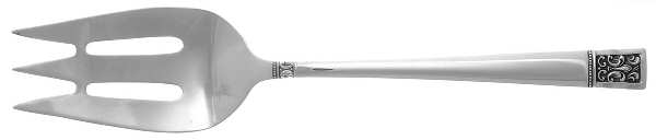 Large Solid Cold Meat Serving Fork