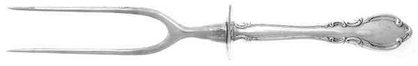 Legato (Sterling, 1962) Large Stainless-Prong Roast Carving Fork