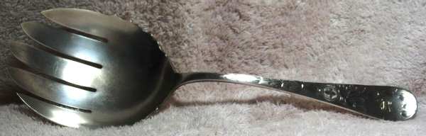 Lily (Sterling, 1888) Solid Salad Serving Fork