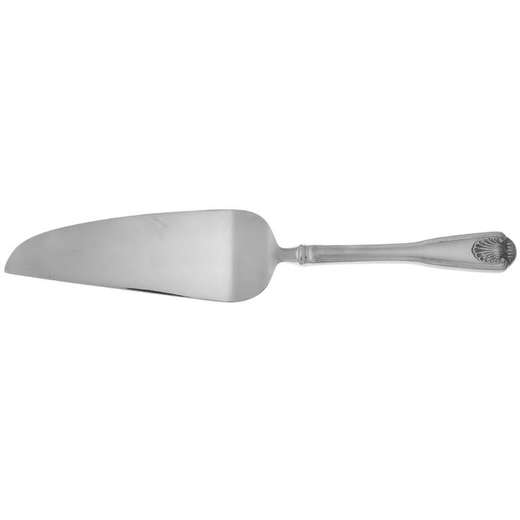 London Shell (Stainless) Pie Server with Serrated Stainless Blade HC