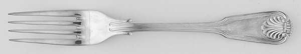 London Shell (Silverplate, Germany Backstamp) Fork
