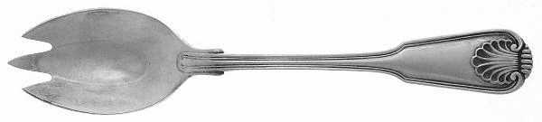 London Shell (Silverplate) Pierced Tablespoon (Serving Spoon)