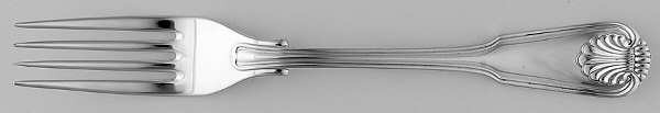 London Shell (Silverplate) Fork