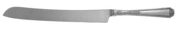 Louis XIV (Sterling, 1924, No Monograms) Wedding Cake Knife with Stainless Blade HC