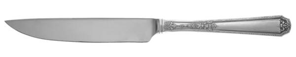 Louis XIV (Sterling, 1924, No Monograms) Steak Knife Individual Hollow, No Serrate HC