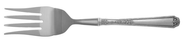Louis XIV (Sterling, 1924, No Monograms) Cold Meat Fork Large, Stainless Tines HC