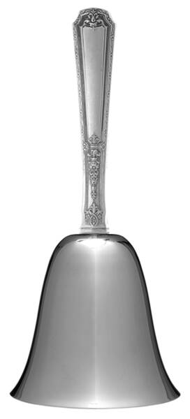 Louis XIV (Sterling, 1924, No Monograms) Bell Large with Stainless Bowl HC