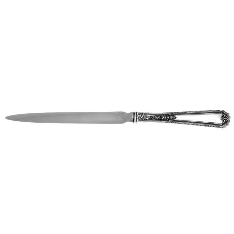 Louis XIV (Sterling, 1924, No Monograms) Letter Opener with Stainless Blade