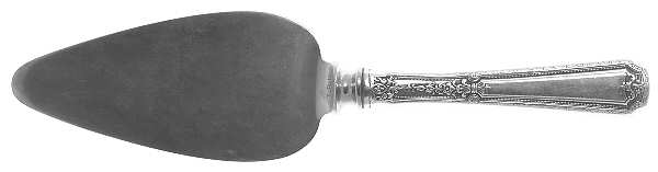 Louis XIV (Sterling, 1924, No Monograms) Cheese Server with Silverplate Blade