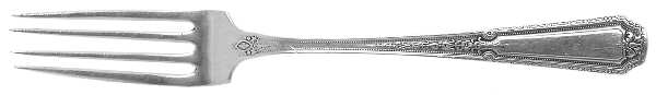 Louis XIV (Sterling, 1924, No Monograms) Solid Youth Tea Fork