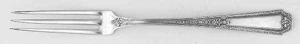 Louis XIV (Sterling, 1924, No Monograms) Strawberry Fork