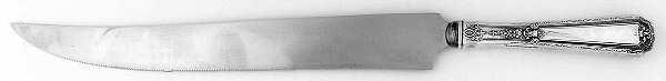 Louis XIV (Sterling, 1924, No Monograms) Large Stainless Blade Roast Carving Knife