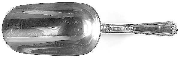 Louis XIV (Sterling, 1924, No Monograms) Ice Scoop with Silverplate Bowl