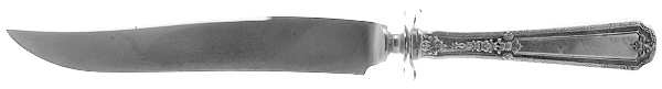 Louis XIV (Sterling, 1924, No Monograms) Small Steak Carving Knife with Stainless Blade