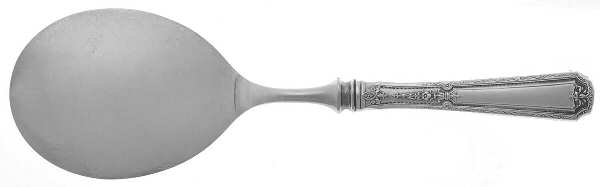Louis XIV (Sterling, 1924, No Monograms) Pastry Server with Silverplate Blade