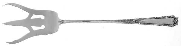 Louis XIV (Sterling, 1924, No Monograms) Large Lettuce Serving Fork