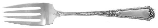Louis XIV (Sterling, 1924, No Monograms) Individual Salad Fork