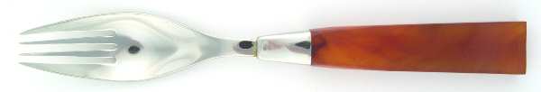 Lucite-Amber (Stainless) Fork