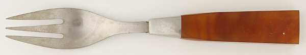 Lucite-Amber (Stainless) Individual Salad Fork
